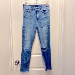 Mother The Looker Ankle Fray